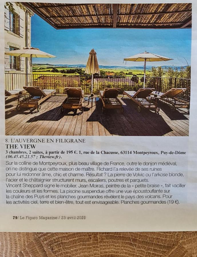 The View - Gite Mont Dore Montpeyroux  エクステリア 写真